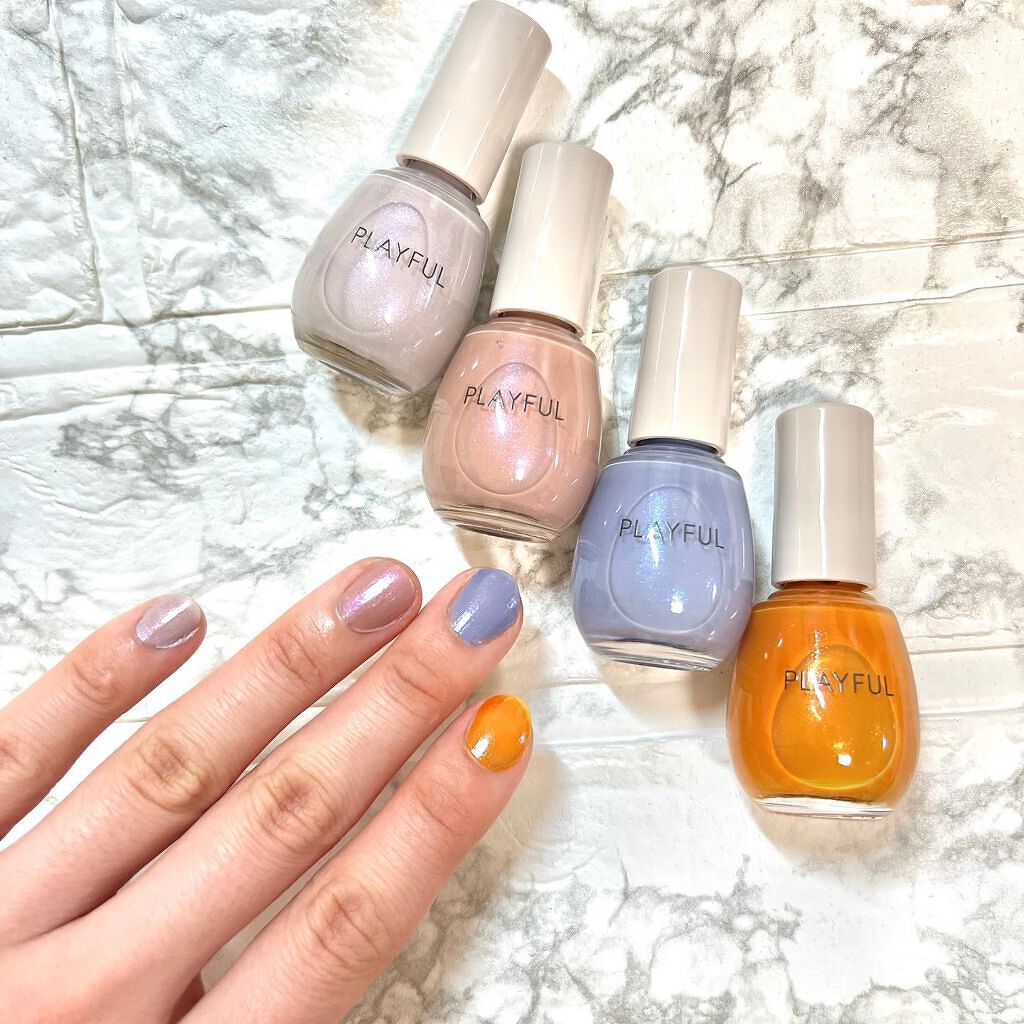 プレイフル アップデートネイル/PLAYFUL/オールインワンネイルを使ったクチコミ（2枚目）