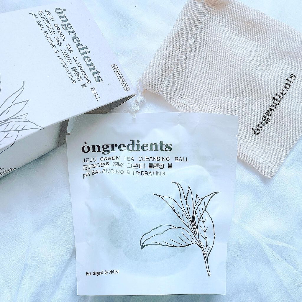 Jeju Green Tea Cleansing Ball/Ongredients/洗顔石鹸を使ったクチコミ（2枚目）