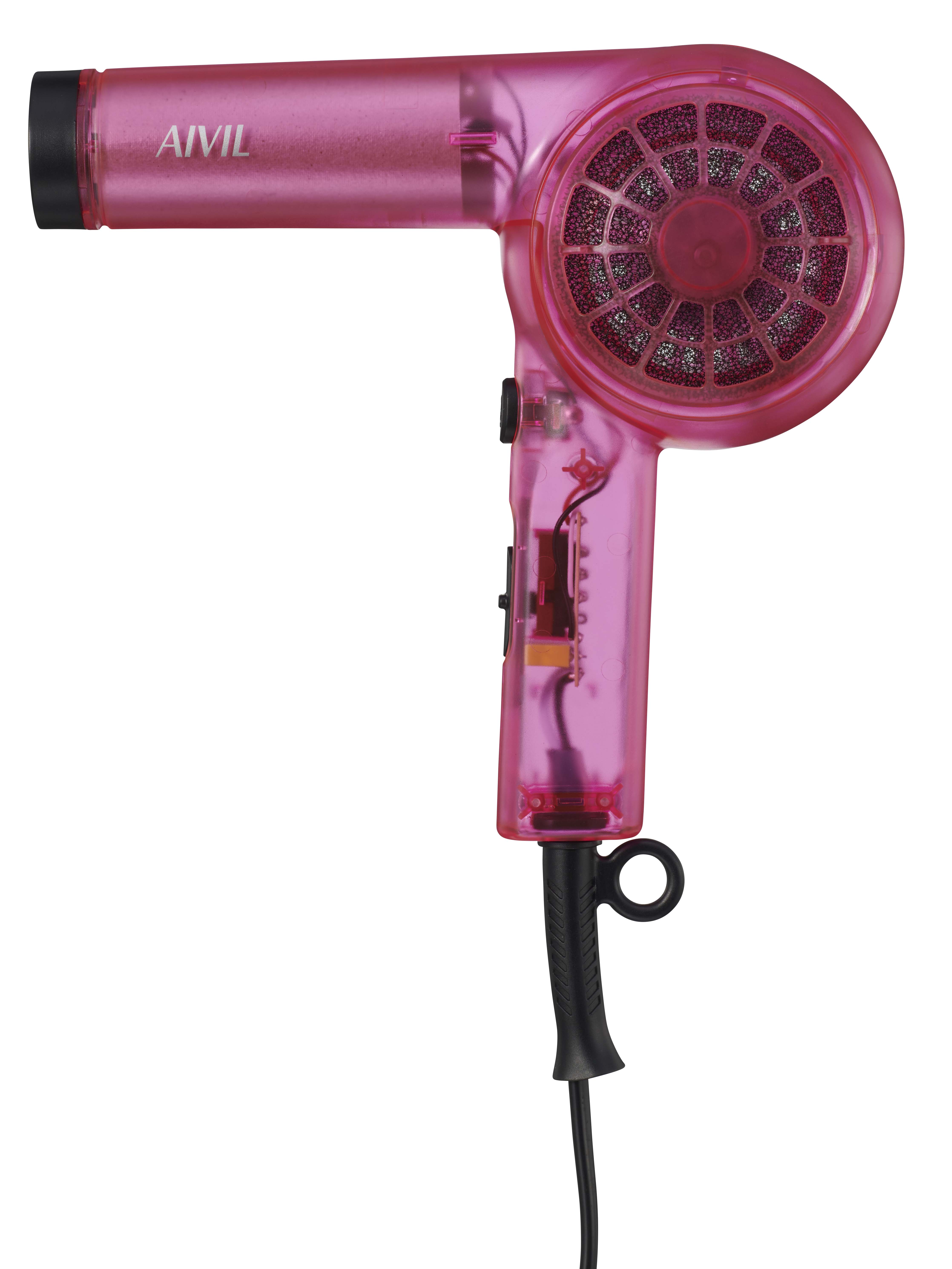 アイビル スケルトンドライヤー ピンク