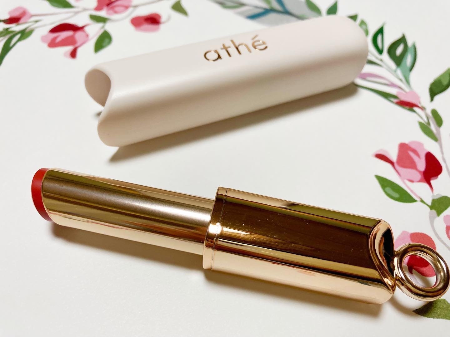 オーセンティック リップ バーム/athé/口紅を使ったクチコミ（3枚目）