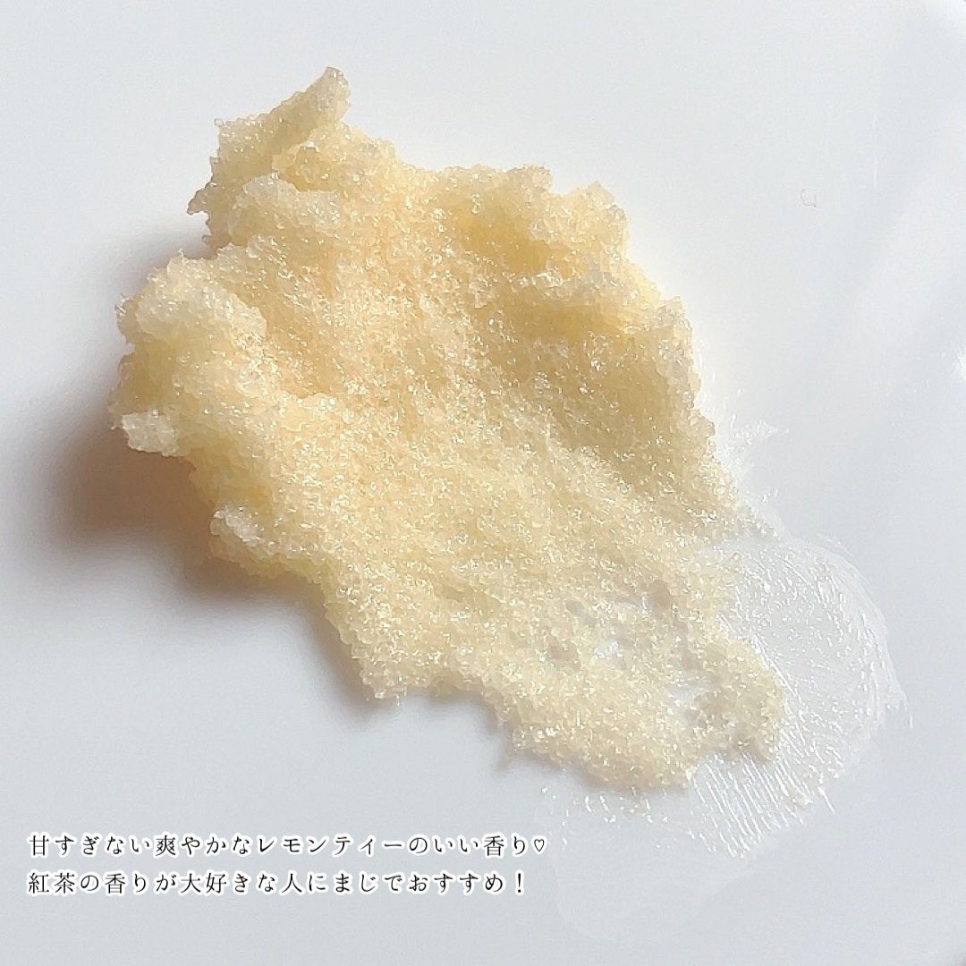 Q+Me スウィートボムタラソスクラブレモンティーの香り/AGARISM/バスト・ヒップケアを使ったクチコミ(3枚目)