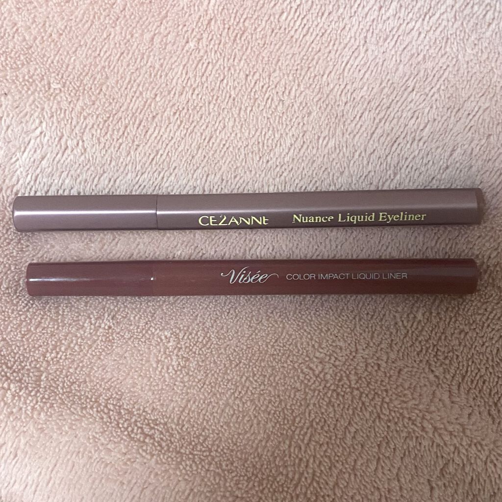 ニュアンスリキッドアイライナー/CEZANNE/リキッドアイライナーを使ったクチコミ（1枚目）