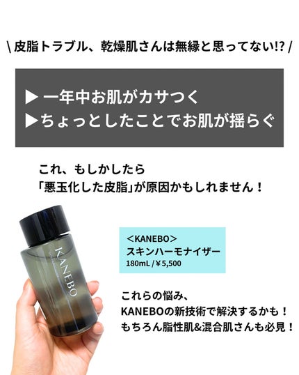 スキン ハーモナイザー/KANEBO/化粧水を使ったクチコミ(2枚目)