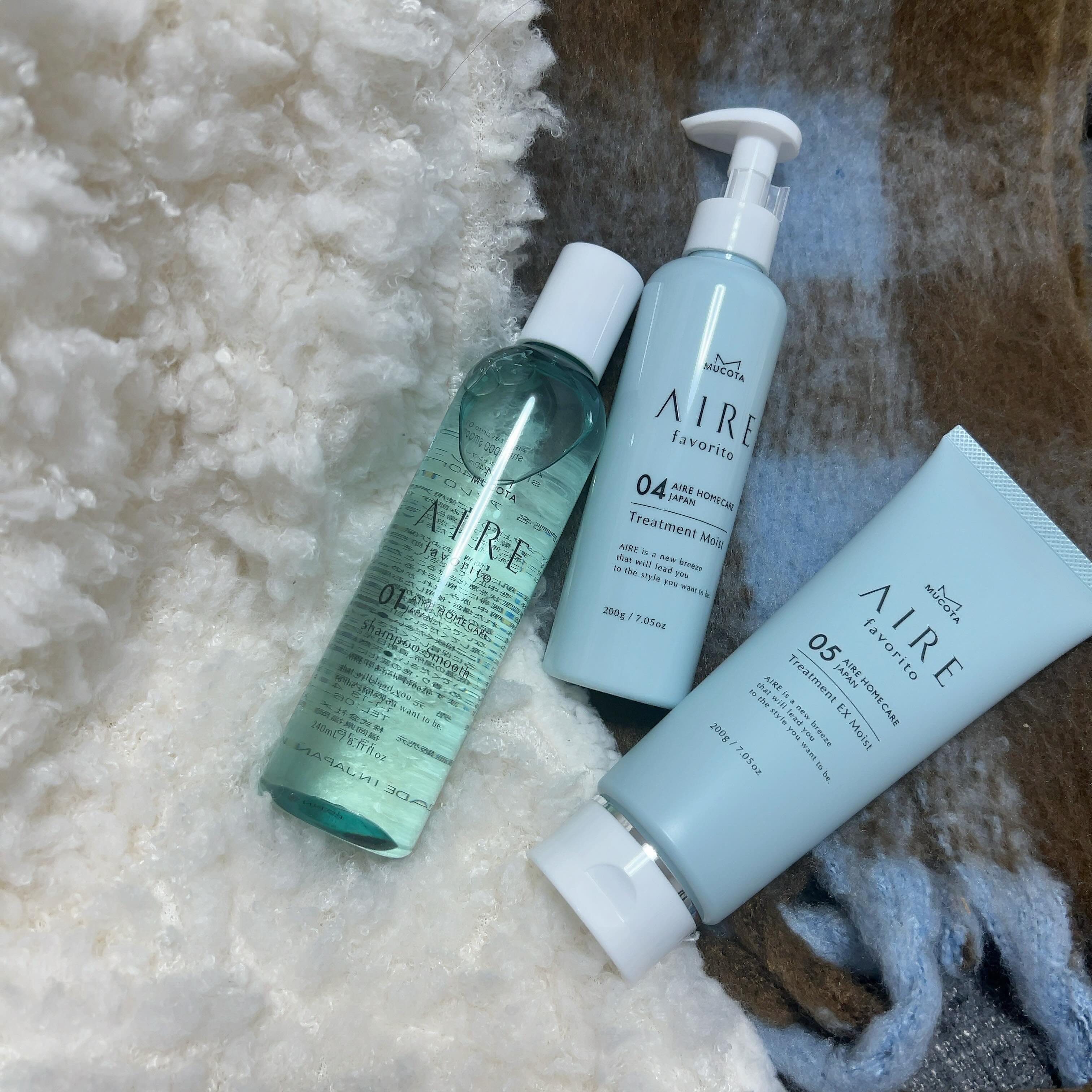 AIRE favorito 04トリートメント　EG/MUCOTA(ムコタ)/洗い流すヘアトリートメントを使ったクチコミ（1枚目）