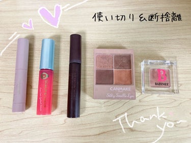 ほむほむ on LIPS 「使い切り＆断捨離キャンメイク左端と左から4番目＊プランプリップ..」（1枚目）