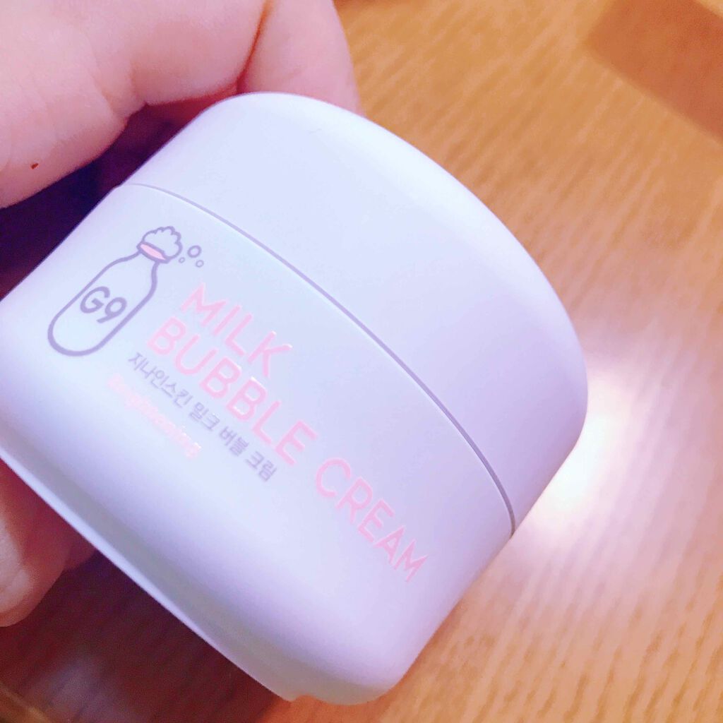 なちる on LIPS 「今回は最近買ったG9スキンの「ミルクバブルクリーム」をご紹介し..」(2枚目)