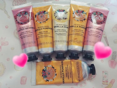 ハンドクリーム バニラパンプキン/THE BODY SHOP/ハンドクリームを使ったクチコミ（1枚目）