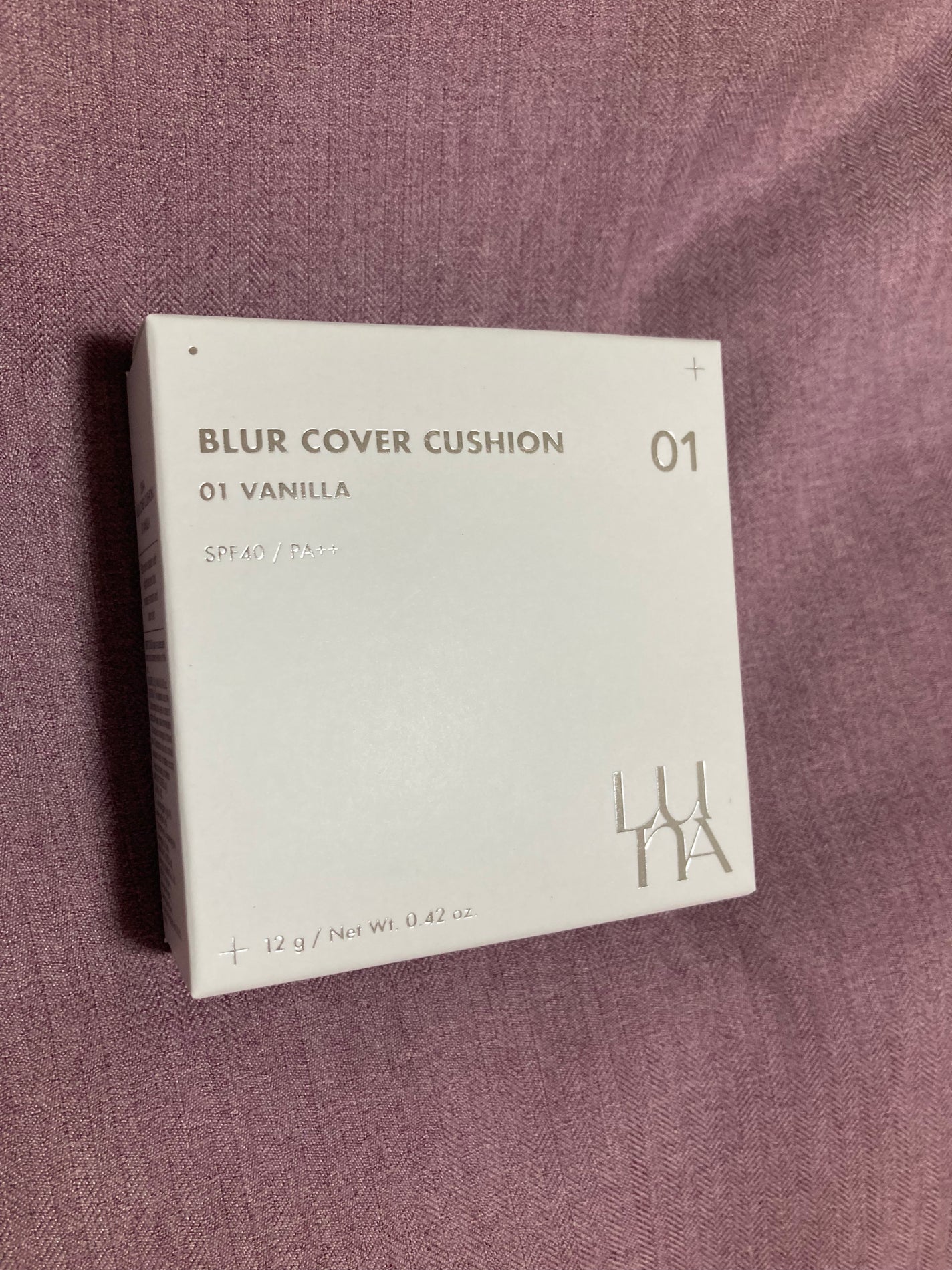 ブラーカバークッション/LUNA/クッションファンデーションを使ったクチコミ(1枚目)