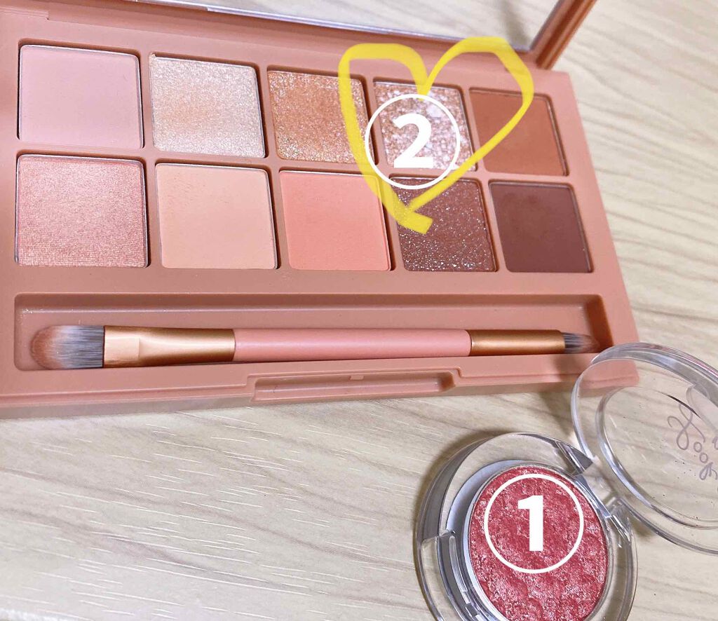 ルックアット マイアイジュエル/ETUDE/単色アイシャドウを使ったクチコミ（3枚目）