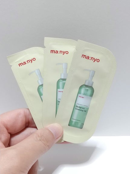 Herbgreen クレンジングオイル/manyo/オイルクレンジングを使ったクチコミ(1枚目)