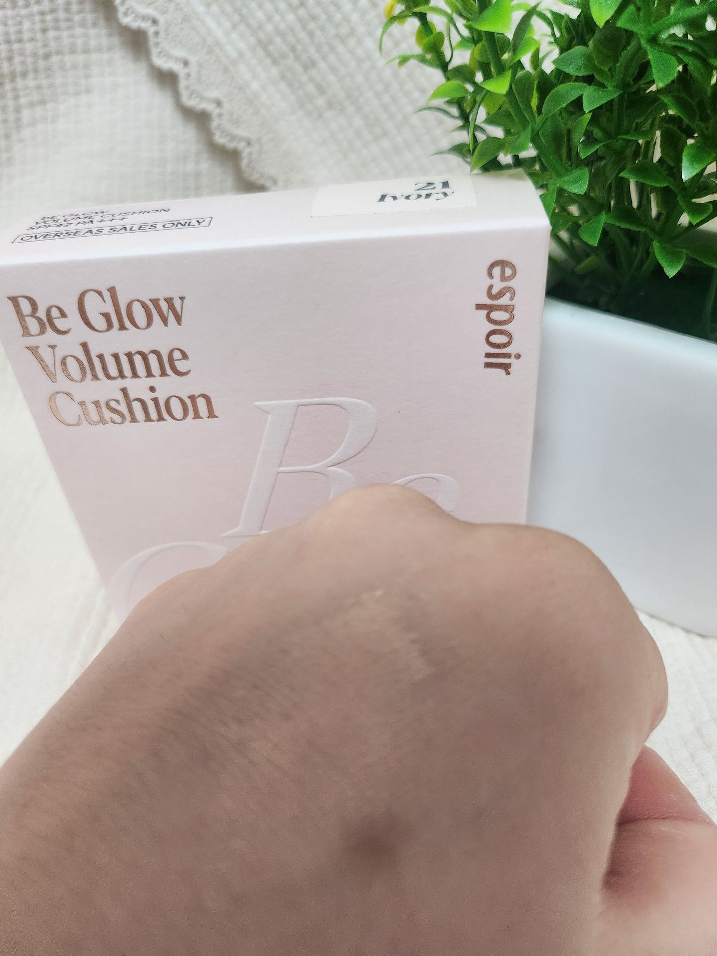 エスポア ビーグロー ボリュームクッション/espoir/クッションファンデーションを使ったクチコミ(2枚目)