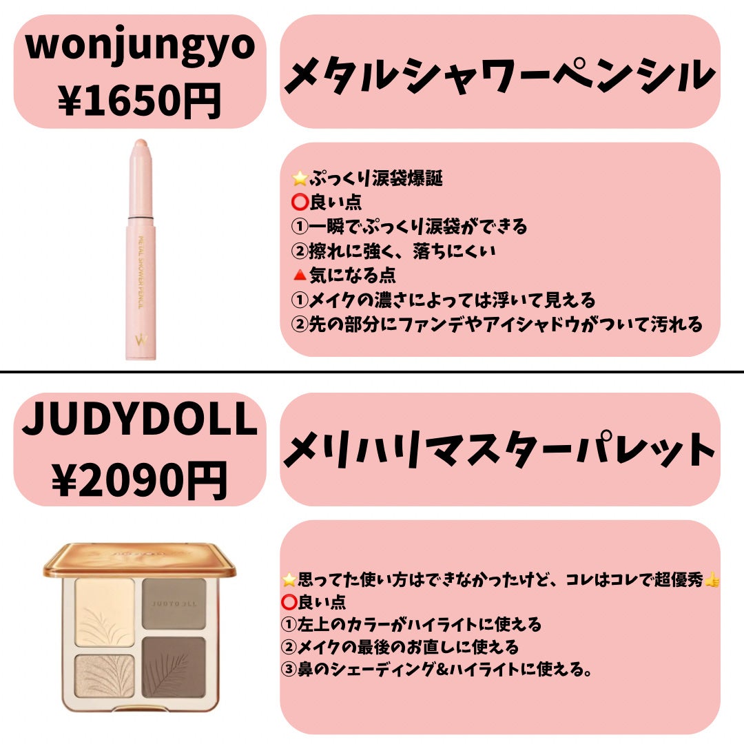 JUDYDOLL メリハリマスターパレット/JUDYDOLL/パウダーハイライトを使ったクチコミ(4枚目)