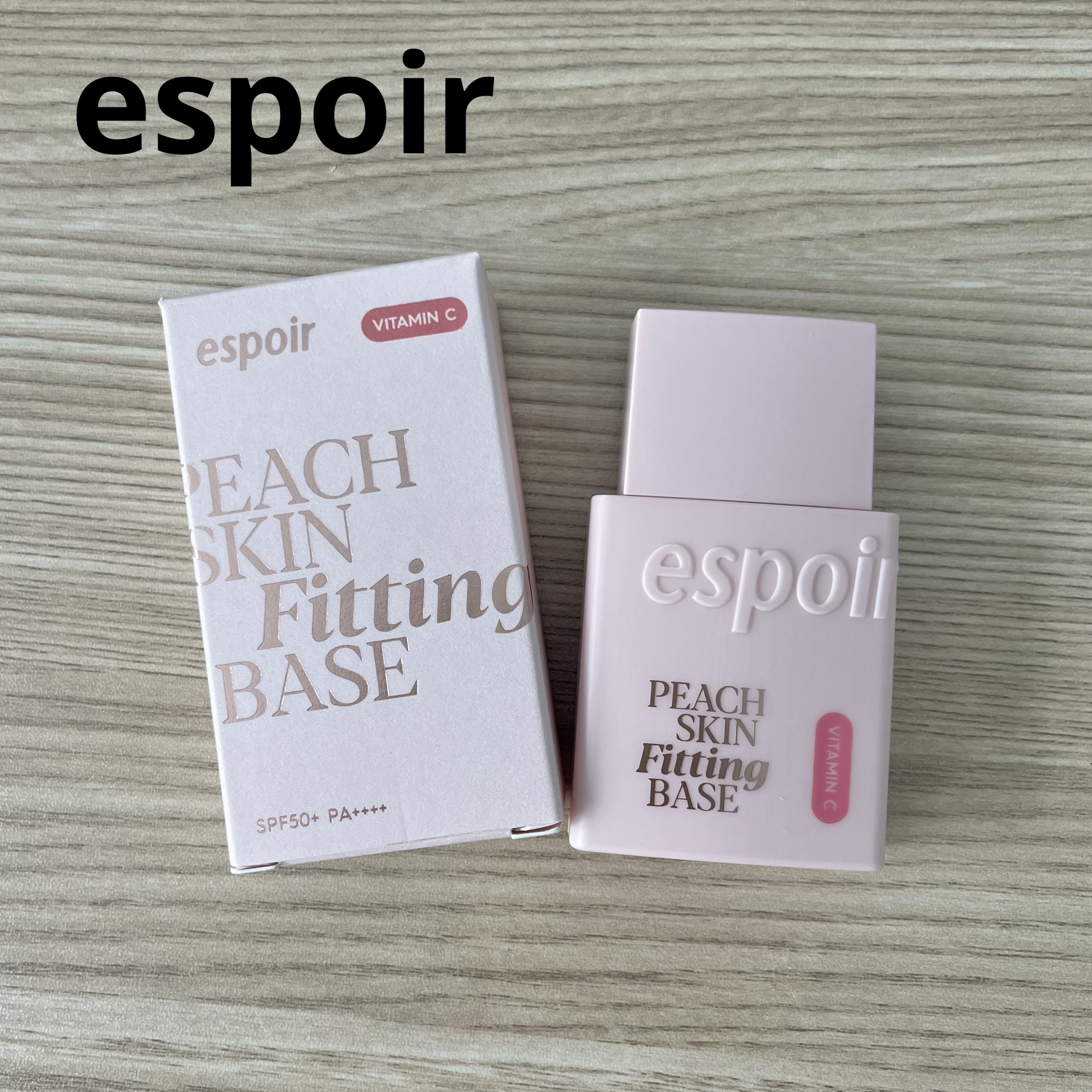 ピーチスキンフィッティングベース オールニュー SPF50 PA++++/espoir/化粧下地を使ったクチコミ（1枚目）