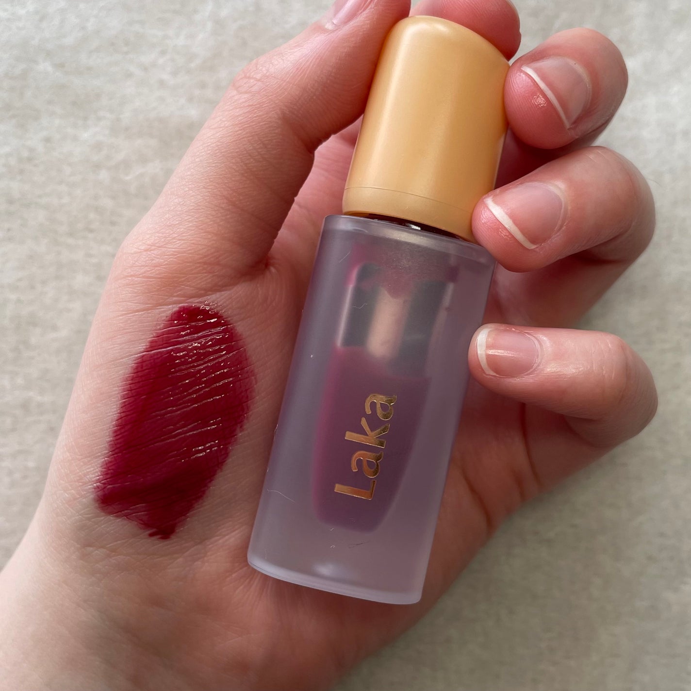 フルーティーグラムティント/Laka/リップティントを使ったクチコミ(3枚目)