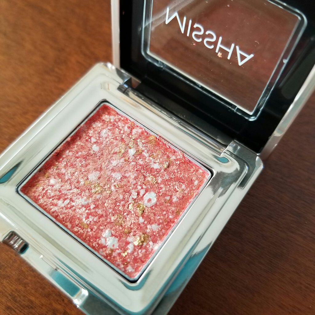 グリッタープリズム シャドウ/MISSHA/グリッターを使ったクチコミ（3枚目）