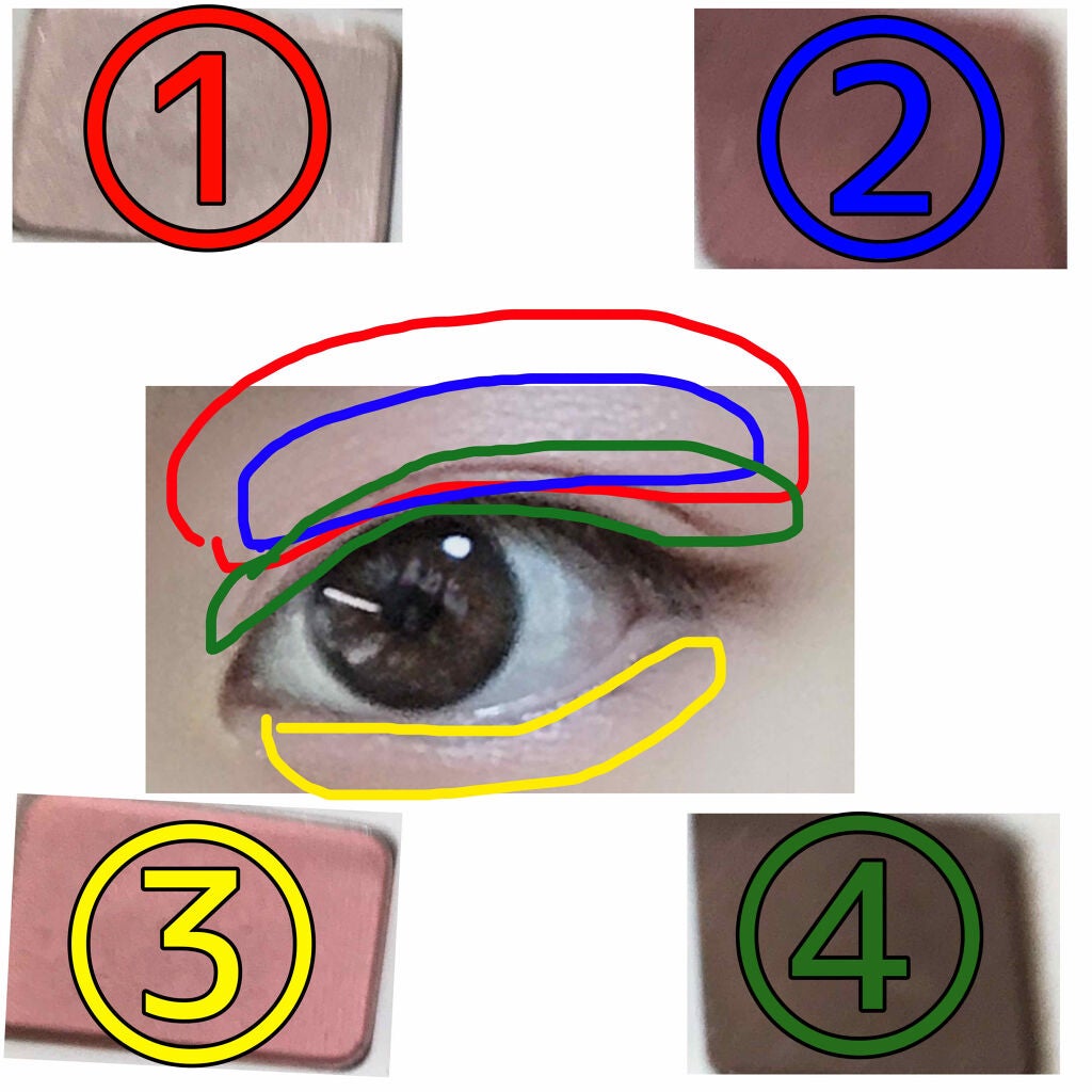 12色アイシャドウパレット/LOUJENE/アイシャドウパレットを使ったクチコミ(2枚目)