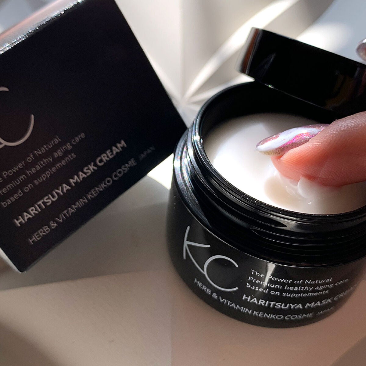 KC はりつや マスククリーム /ハーブ健康本舗/フェイスクリームを使ったクチコミ(4枚目)