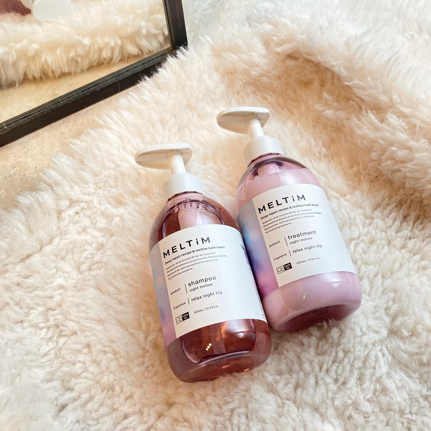 ナイトメロウ シャンプー/トリートメント トリートメント本体 520ml/MELTiM/市販シャンプーを使ったクチコミ（1枚目）