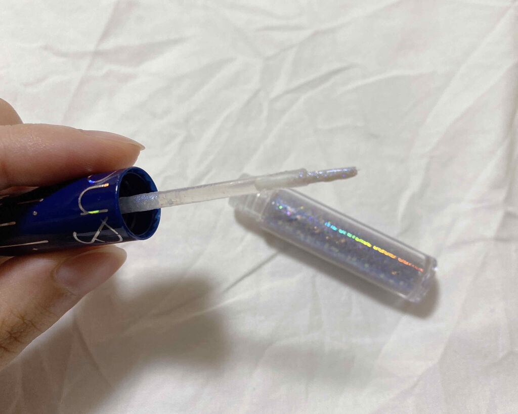 リキッド グリッター シャドウ/rom&nd/グリッターを使ったクチコミ（2枚目）