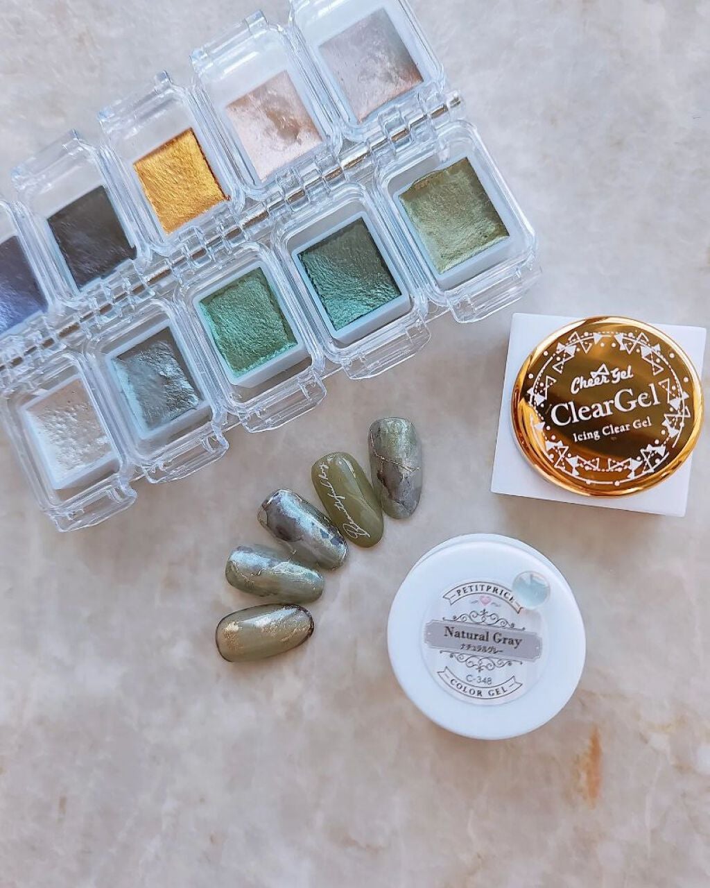 プチプライス カラージェル/Petit Price/ジェルネイルを使ったクチコミ(4枚目)