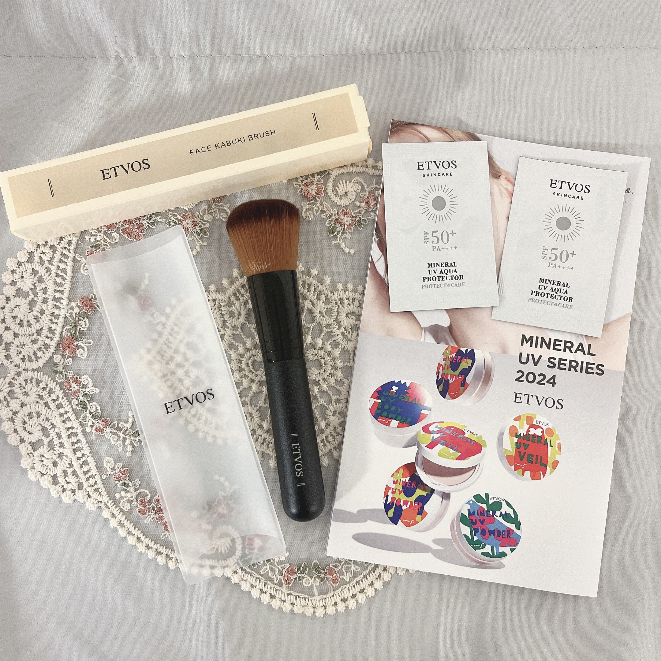 エトヴォス フェイスカブキブラシのクチコミ「エトヴォス
フェイス カブキブラシ

今までチークは大きめのブラシでふんわりと入れていましたが.....」（1枚目）