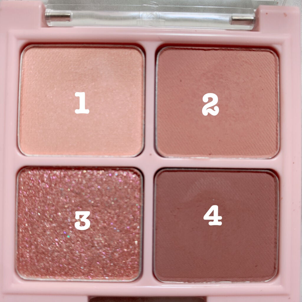 インク ポケット シャドウ パレット(AD)/PERIPERA/アイシャドウパレットを使ったクチコミ(4枚目)