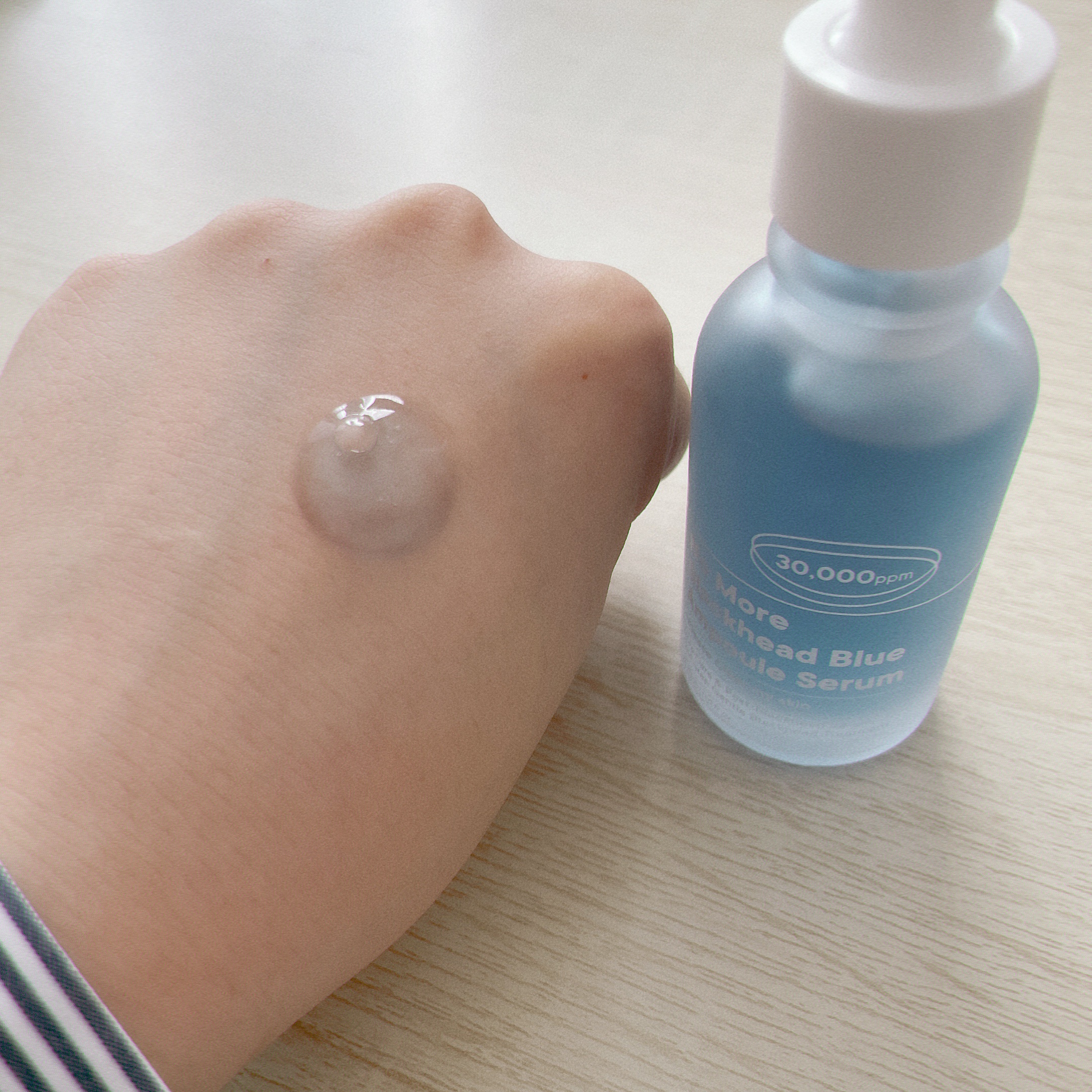 ノーモアブラックヘッド ブルーアンプルセラム/One-day's you/美容液を使ったクチコミ（2枚目）