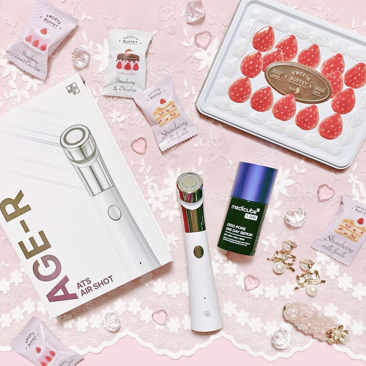 AGE-Rダーマエアショット/MEDICUBE/美顔器・マッサージを使ったクチコミ（1枚目）