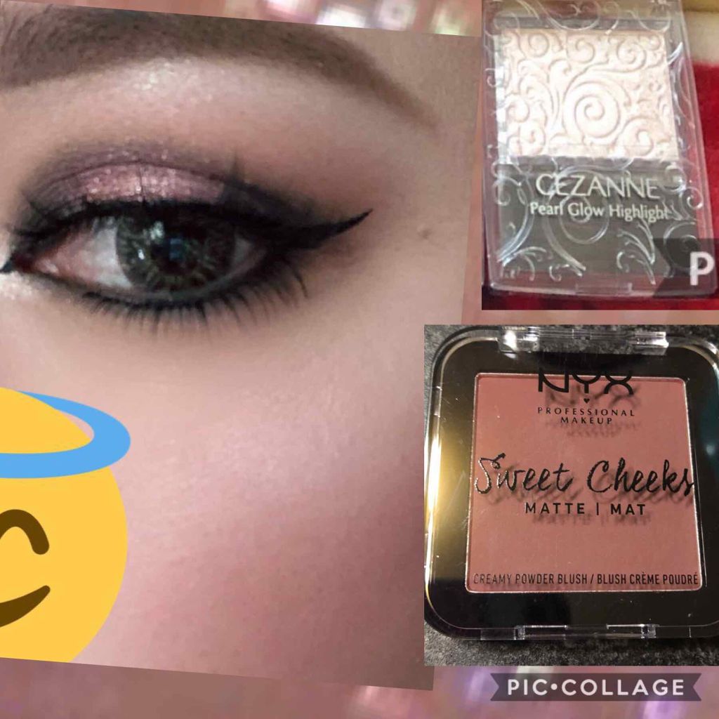 スウィートチークス クリーミー  パウダー ブラッシュ イン グロウ/NYX Professional Makeup/パウダーチークを使ったクチコミ（2枚目）