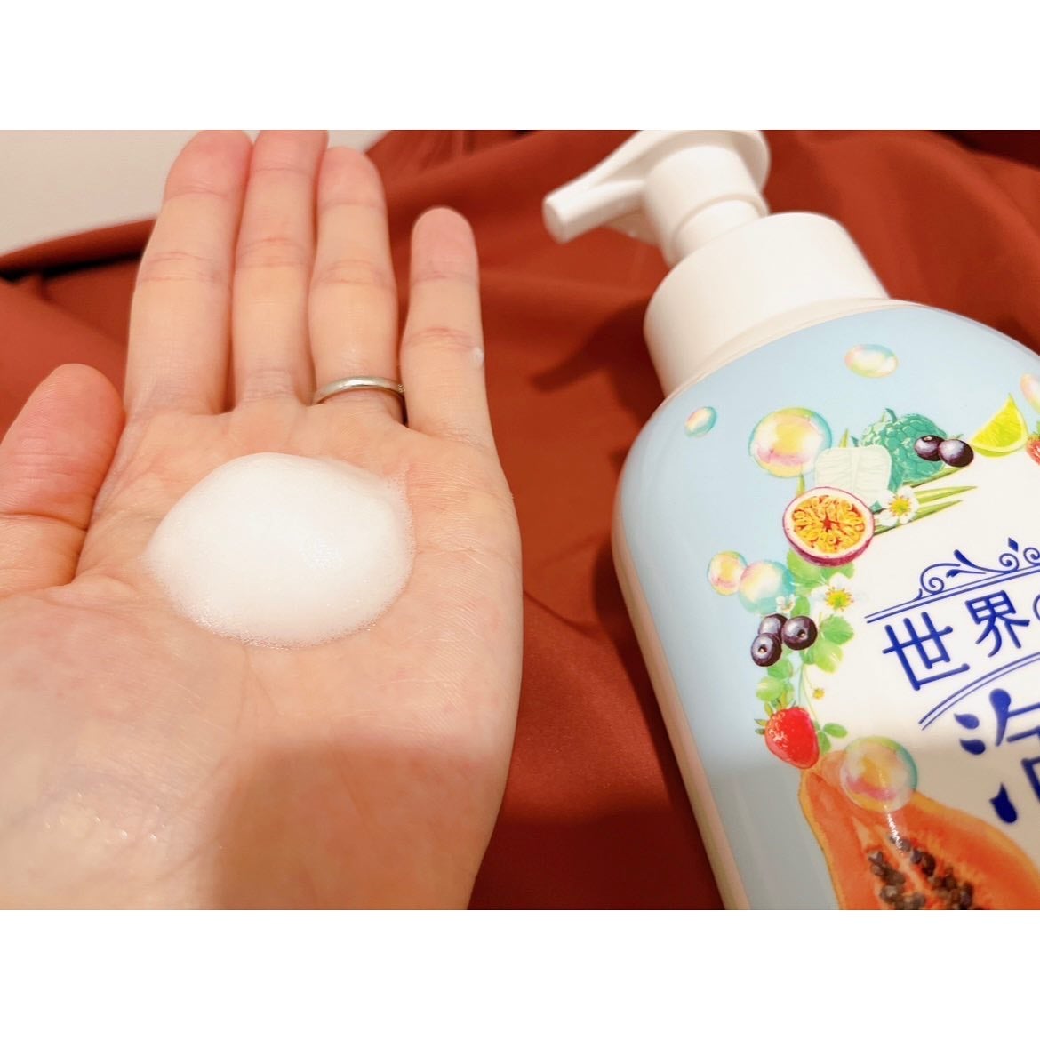 世界の果実 すっきり泡洗顔/世界の果実/泡洗顔を使ったクチコミ(3枚目)