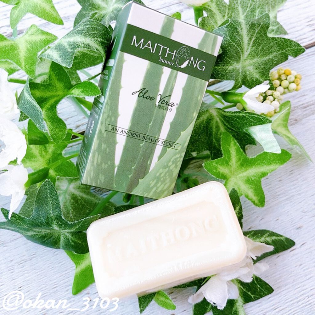 MAITHONG（マイトーン）ナチュラルソープAV/MAITHONG/洗顔石鹸を使ったクチコミ（1枚目）