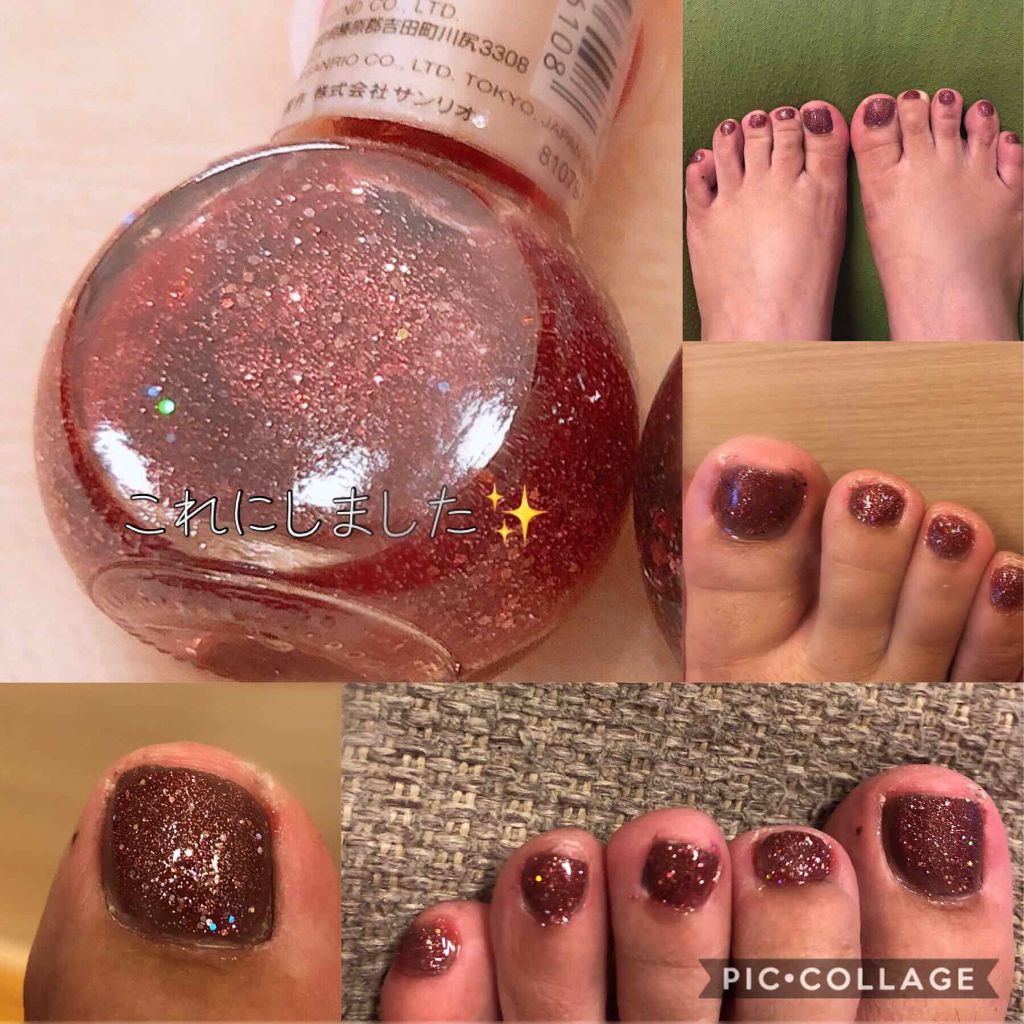 サンリオネイル/DAISO/マニキュアを使ったクチコミ（3枚目）