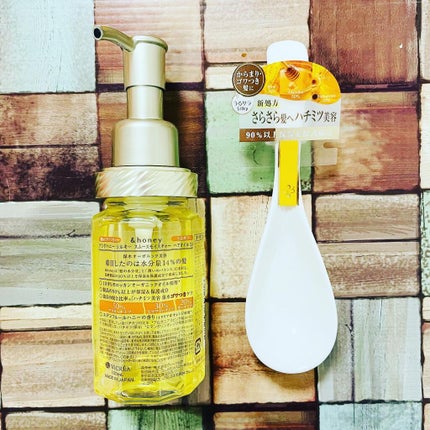 シルキー スムースモイスチャー ヘアオイル 3.0/&honey/ヘアオイルを使ったクチコミ(3枚目)