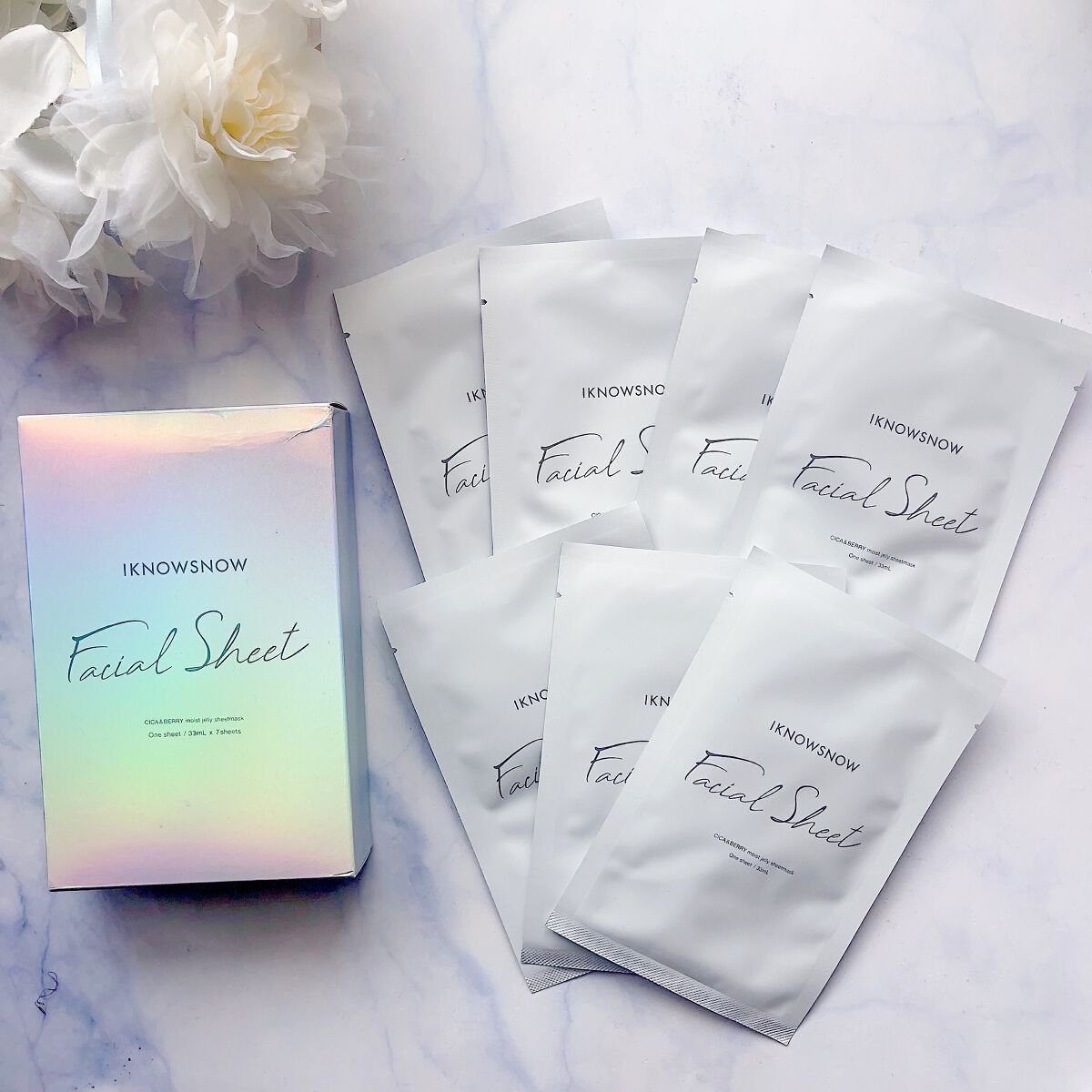 フェイシャルシート/IKNOWSNOW/シートマスク・パックを使ったクチコミ（1枚目）