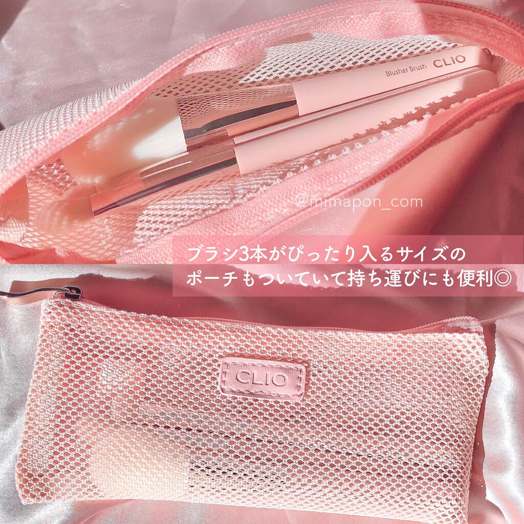 プロ プレイ メイクアップ ブラシ セット/CLIO/メイクブラシを使ったクチコミ(6枚目)