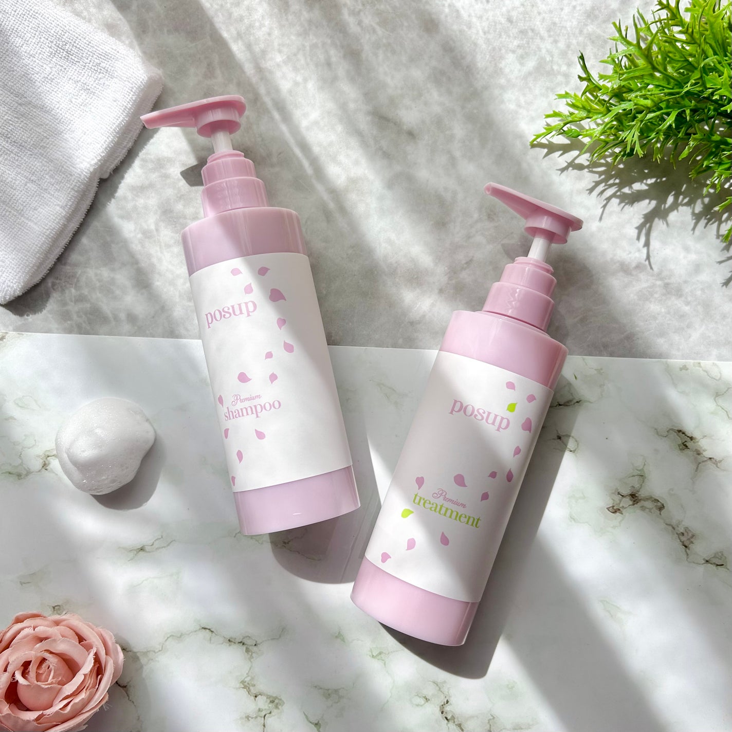 ポスプ プレミアムシャンプー/プレミアムトリートメント/posup/市販シャンプーを使ったクチコミ(1枚目)