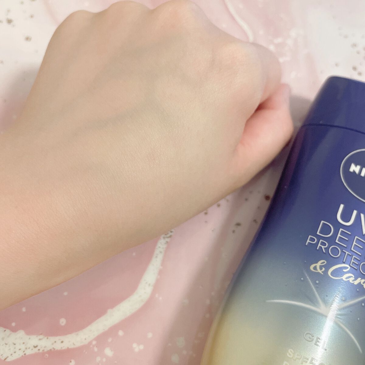 ニベアUV ディープ プロテクト&ケア ジェル/ニベア/日焼け止めジェルを使ったクチコミ(4枚目)