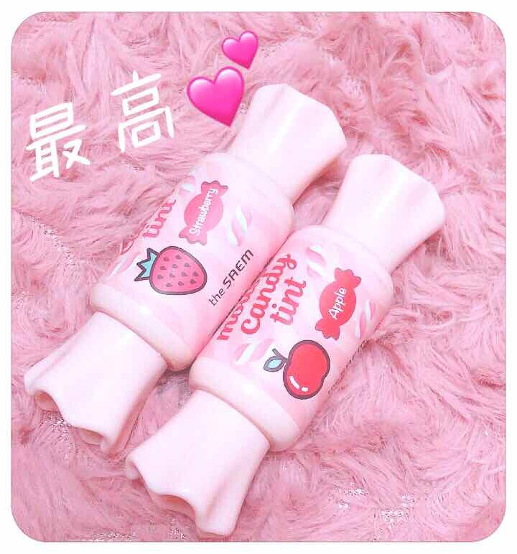 ムース キャンディー ティント/the SAEM/リップティントを使ったクチコミ(1枚目)