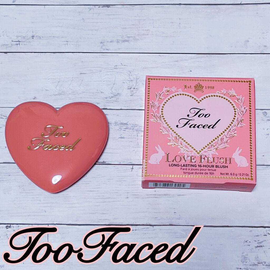 ラブ フラッシュ ロングラスティング 16H ブラッシュ/Too Faced/パウダーチークを使ったクチコミ（1枚目）