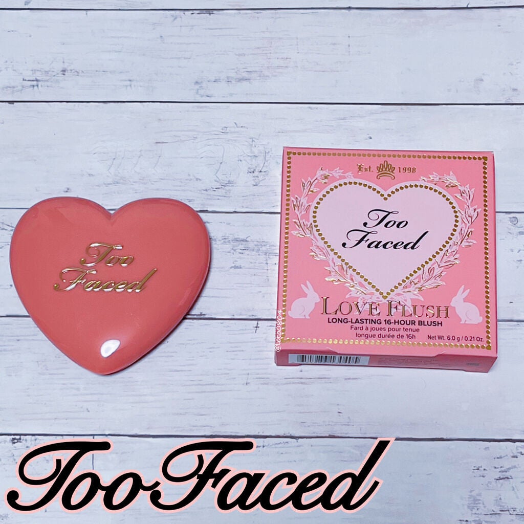ラブ フラッシュ ロングラスティング 16H ブラッシュ/Too Faced/パウダーチークを使ったクチコミ(1枚目)