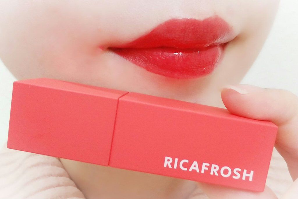 ジューシーリブティント/RICAFROSH/リップティントを使ったクチコミ(4枚目)