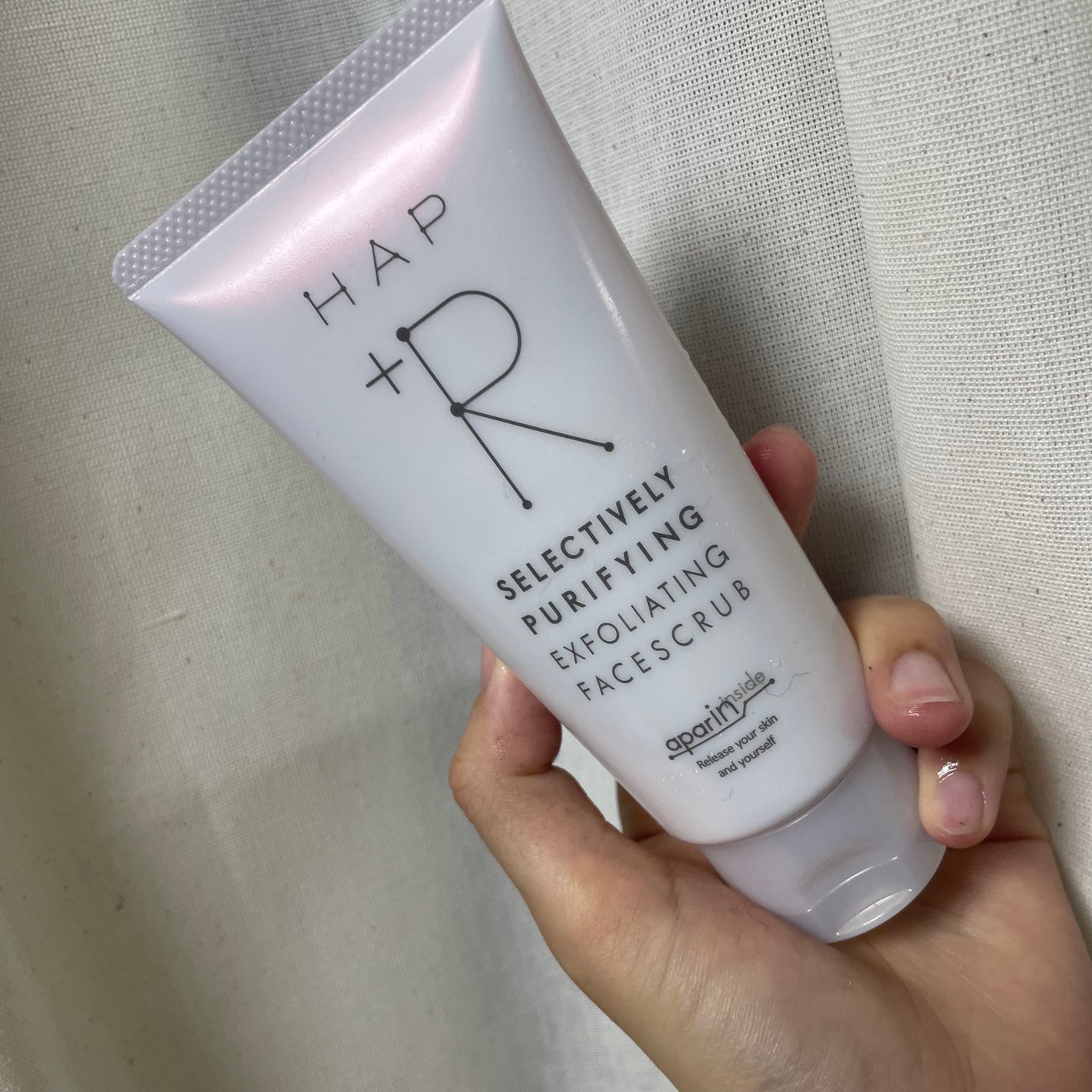 フェイススクラブ /HAP+R/スクラブ・ゴマージュを使ったクチコミ(1枚目)