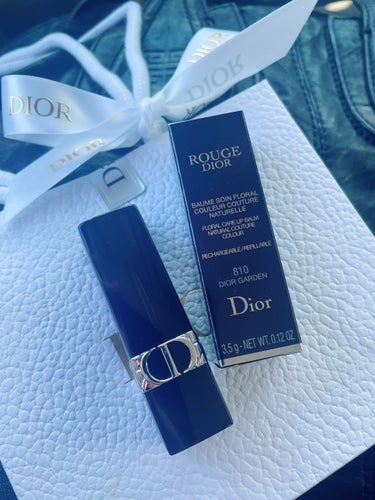 ルージュ ディオール バーム 810 ディオール ガーデン サテン/Dior/リップケア・リップクリームを使ったクチコミ（2枚目）