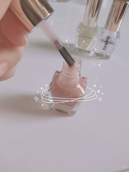 ファンデーションカラーズ 06 シアーアプリコット/キャンメイク/マニキュアを使ったクチコミ(2枚目)