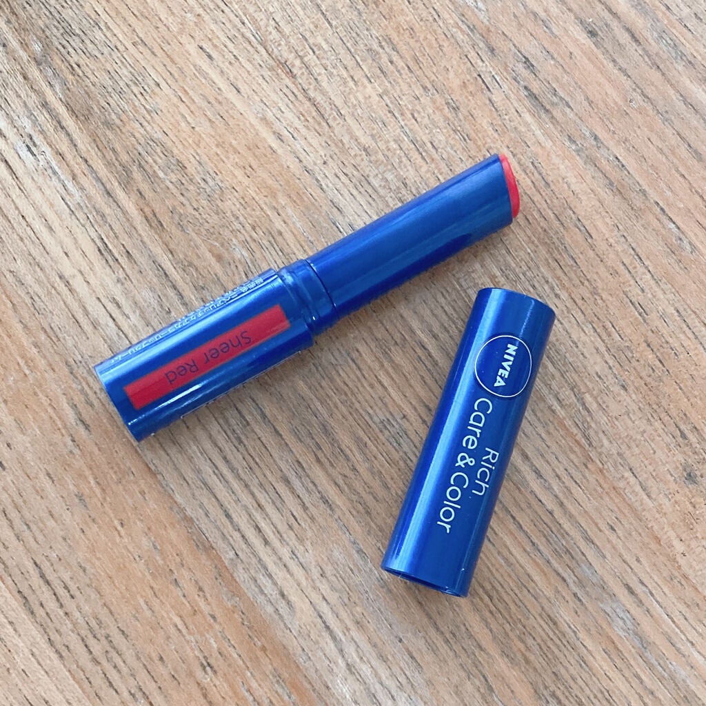 ニベア リッチケア&カラーリップ/ニベア/リップクリームを使ったクチコミ(4枚目)