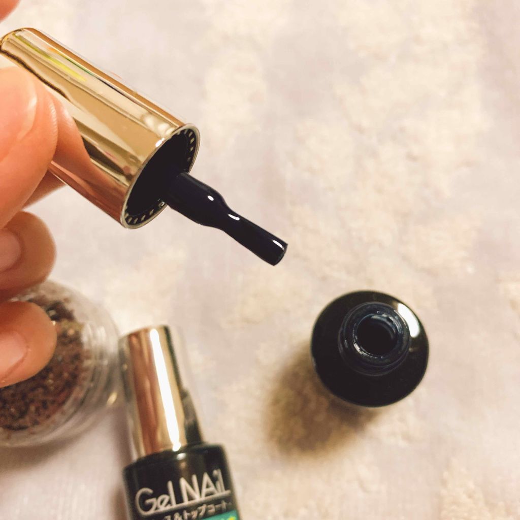 ジェルネイル(ライト対応)/セリア/ジェルネイルを使ったクチコミ(3枚目)