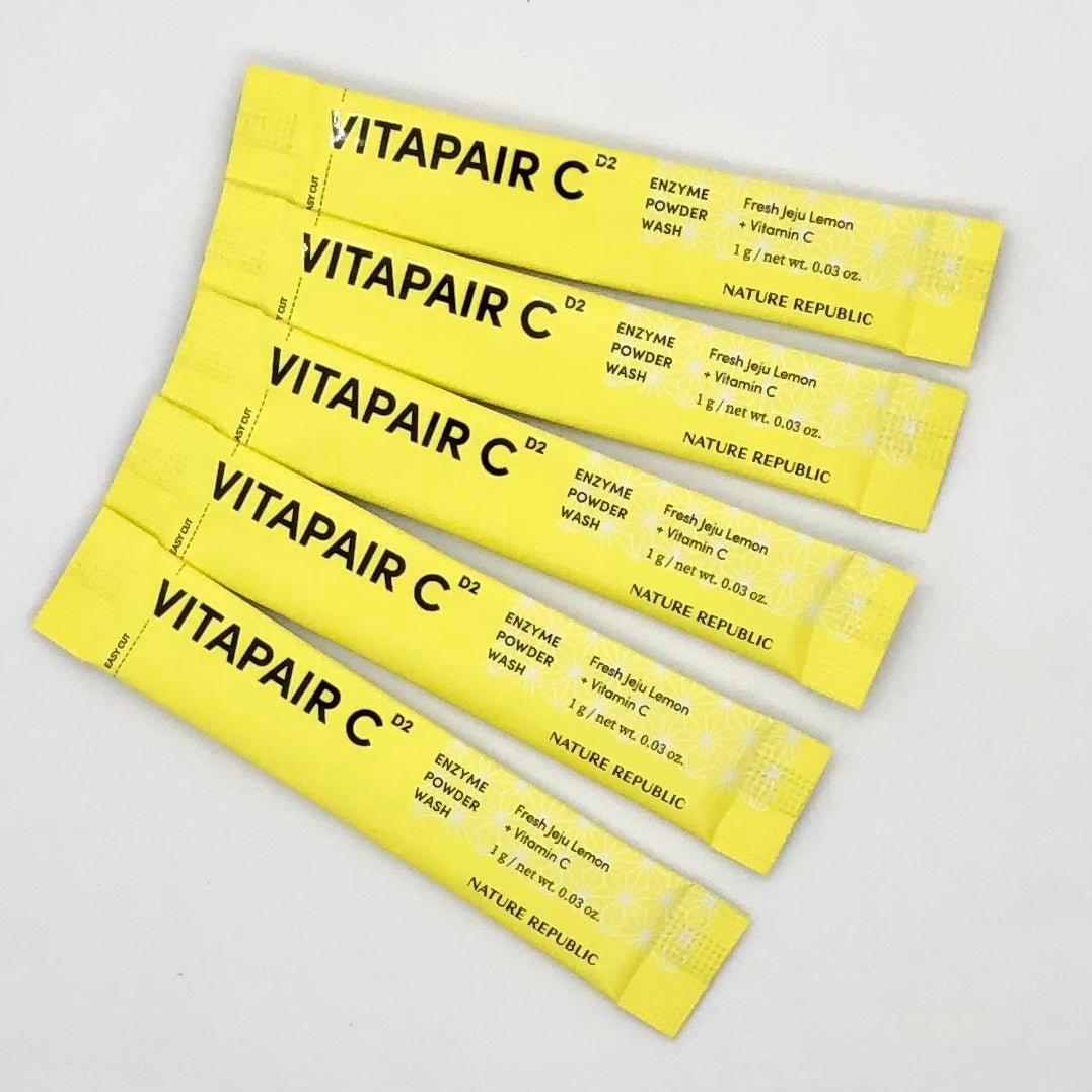 ビタペアC酵素洗顔パウダー/ネイチャーリパブリック/洗顔パウダーを使ったクチコミ(2枚目)