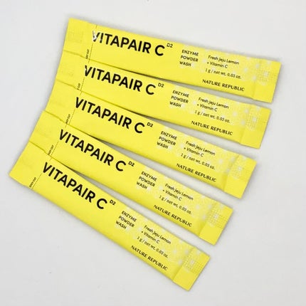 ビタペアC酵素洗顔パウダー/ネイチャーリパブリック/洗顔パウダーを使ったクチコミ(2枚目)