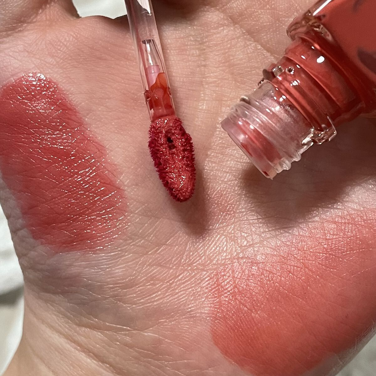 クチュールリップ ティントシャイン ナティ/espoir/リップティントを使ったクチコミ（2枚目）