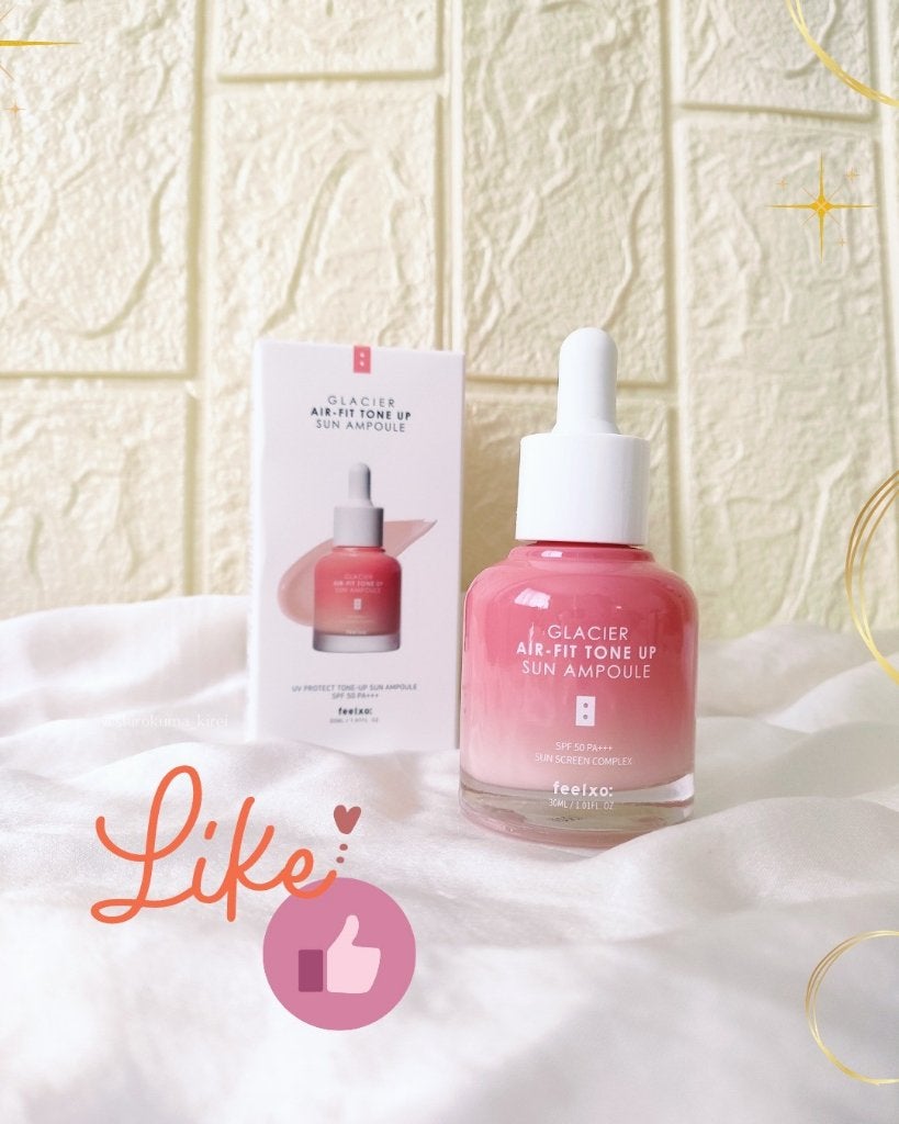 ピルソ グラシアエアフィットトーンアップサンアンプル SPF50 PA+++/feelxo/化粧下地を使ったクチコミ(6枚目)